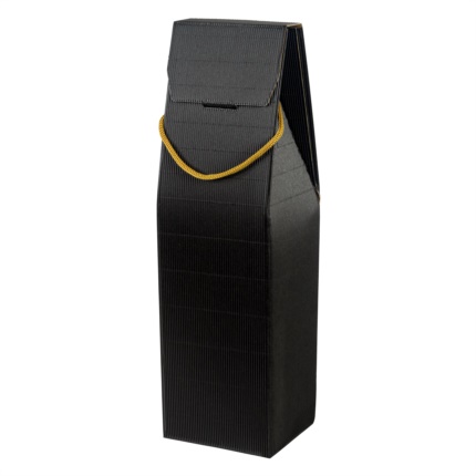 Customizable 1-magnum bottle box black 