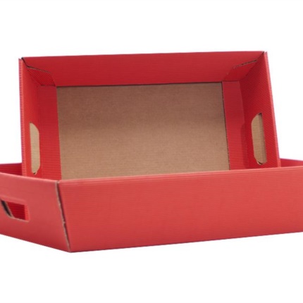 Baskets red exposed flute 