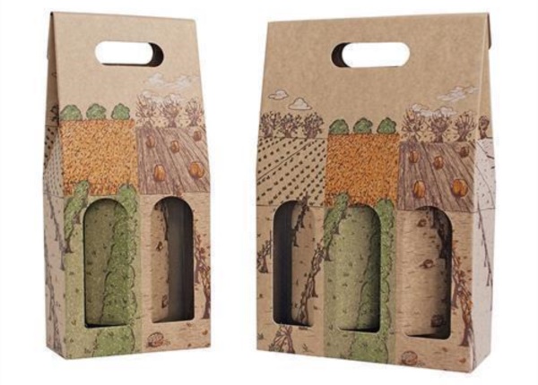 Bottle boxes “Seasons” theme 