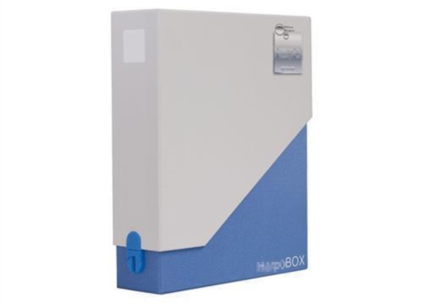 File storage box with soft touch laminating 